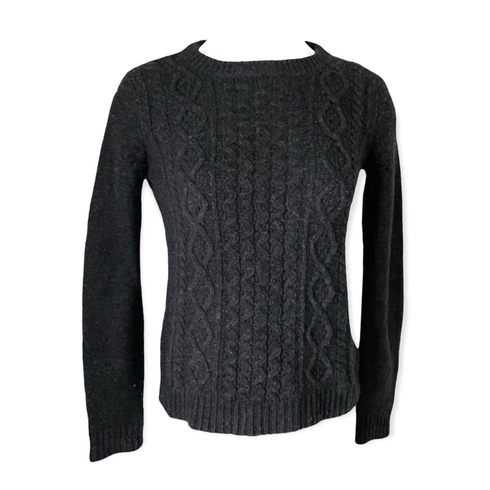 J. Crew wool blend cable knit sweater